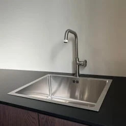 Évier sous-plan en inox 1 bac à encastrer Essebagno Luisa 55