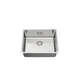 Évier sous-plan en inox finition gris 1 bac à encastrer Essebagno Inoxa 54