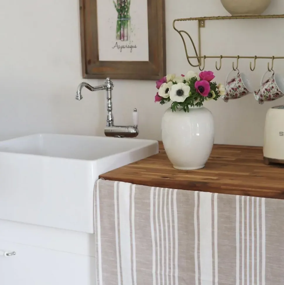 Évier timbre d'office céramique Sanindusa BELFAST blanc 1 bac