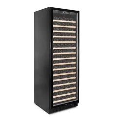 Vinobox 168 bouteilles. Cave à vin noir 1 zone