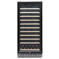 Vinobox 110 bouteilles. Cave à vin noir 1 zone