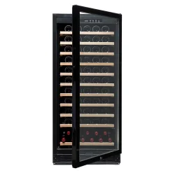 Vinobox 110 bouteilles. Cave à vin noir 1 zone