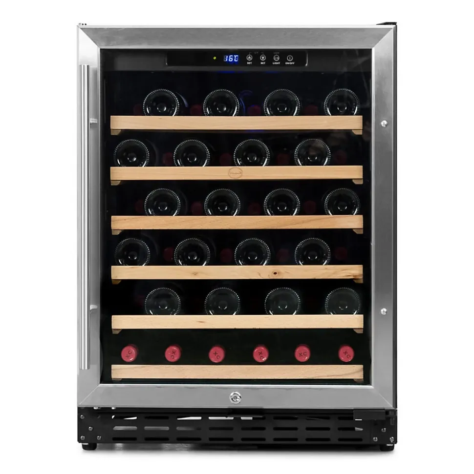 Vinobox 50 bouteilles. Cave à vin inox 1 zone