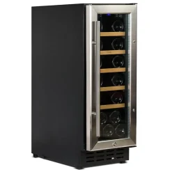 Vinobox Design 20 bouteilles. Cave à vin inox électrique