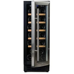 Vinobox Design 20 bouteilles. Cave à vin inox électrique