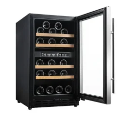 Vinobox Grand cru 40 bouteilles. Cave à vin inox 2 zones