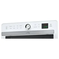 WHIRLPOOL JT469WH - Micro-ondes Jet Chef - 33 L - 6ème SENS Combi Crisp Vapeur - Cavité Inox - Plateau tournant 36 cm - Blanc