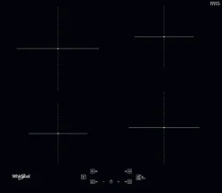 WHIRLPOOL table induction 60 cm 4 zones 6e sens WSQ2160NE