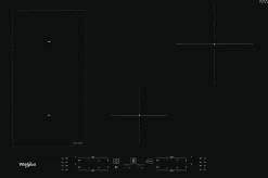 WHIRLPOOL Table induction 4 foyers largeur 77 cm WLB2977NE