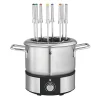 WMF 415130011 - LONO - Appareil à Fondue pour 8 personnes, avec caquelon et 8 fourchettes en Inox