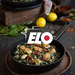 Wok 24 cm antiadhésif sans PFAS Elo Smart Wave