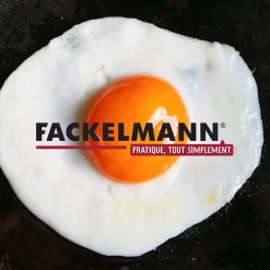 Wok 28 cm fonte aluminium revêtement antiadhésif céramique sans PFAS Fackelmann