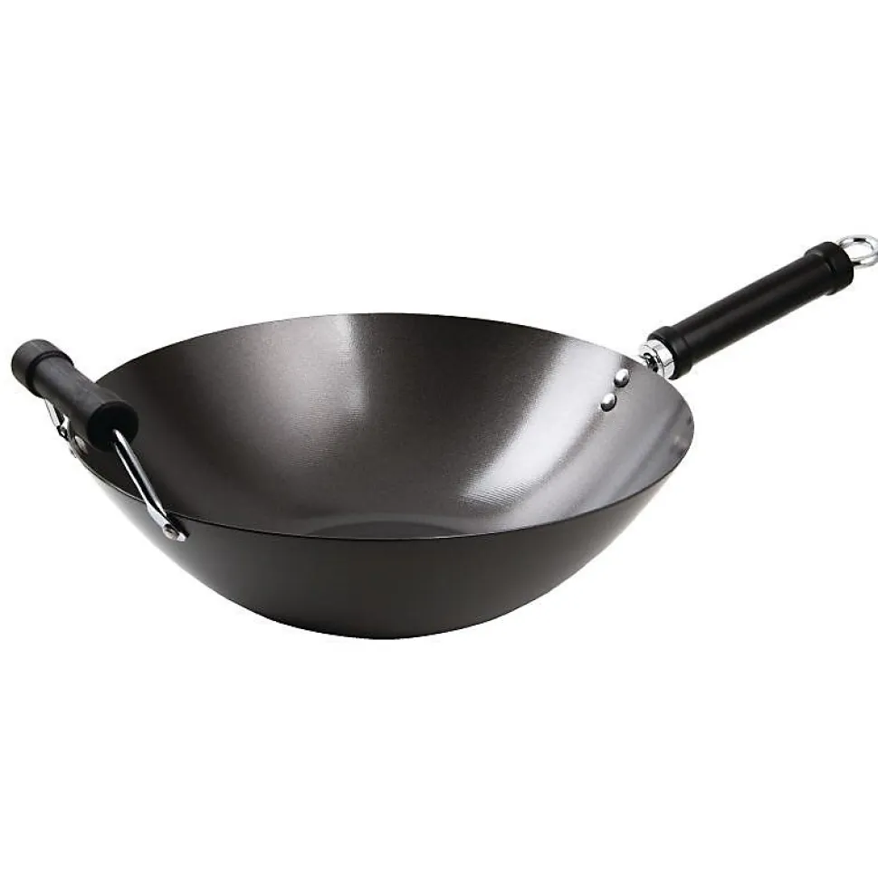 Wok Anti-Adhésif Base Plate 35 cm - Kitchen Craft
