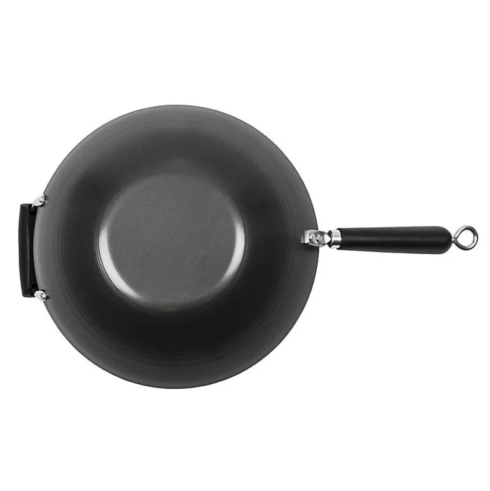 Wok Anti-Adhésif Base Plate 35 cm - Kitchen Craft