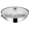 Wok avec couvercle 26cm inox Lagostina 12138042026 salvaspazio +