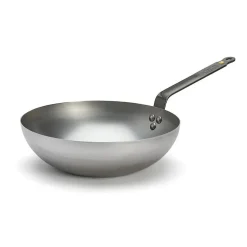 Wok bombé en acier 24cm De Buyer 5617.24 mineral b