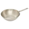 Wok Brillance aluminium D28cm en inox - Argent- 5five