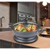 Wok Electrique Techwood TWF-306 - 3,6L - Revêtement anti-adhésif - Puissance 1400W - Thermostat Réglable