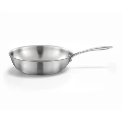 Wok en inox 28 cm inox triply Inox - Gourmet par Cuisinox