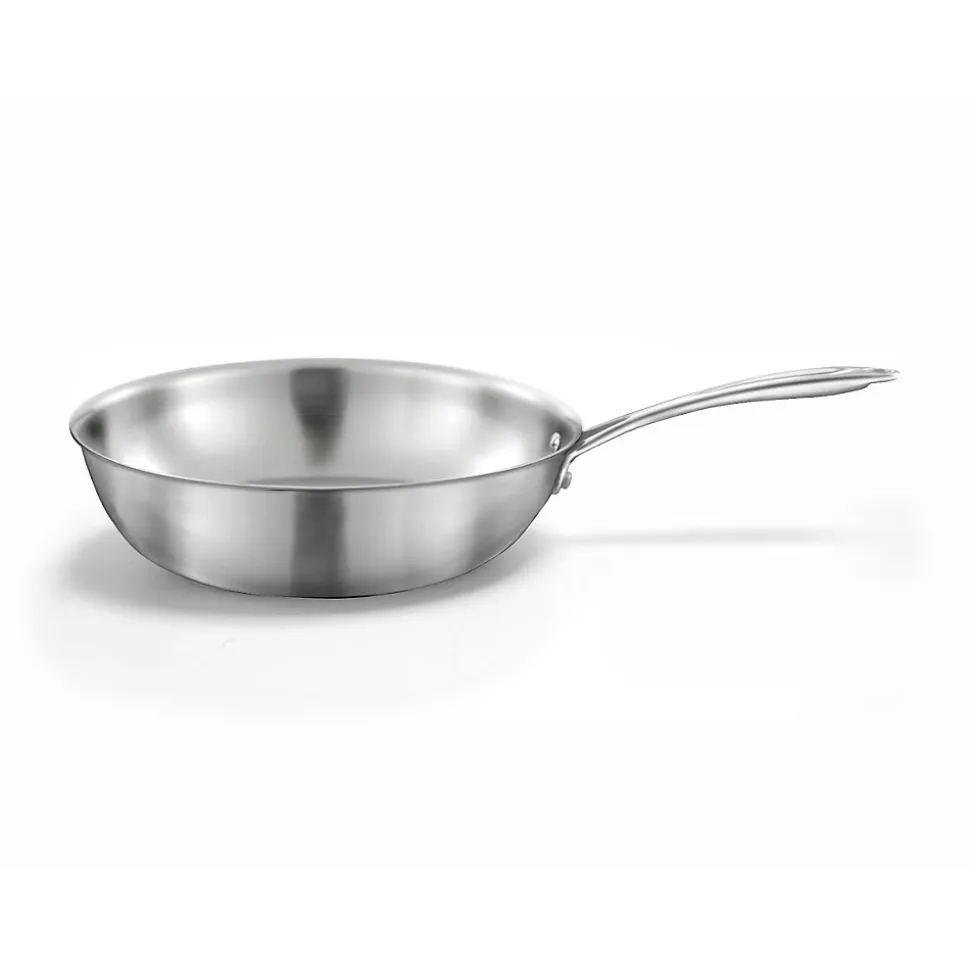 Wok en inox 28 cm inox triply Inox - Gourmet par Cuisinox