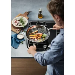 Wok en inox 28cm acier Wmf 1756486411 profi resist