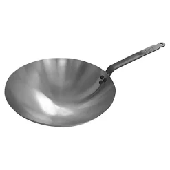 Wok Tôle Acier Rond 35 cm - Emga
