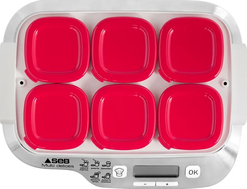 Yaourtière 6 pots de 140ml 600w Seb YG660100 multi delices express
