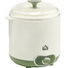 Yaourtière 20 W - machine à yaourt électrique - 2 récipients 1,5 L, panier filtre inclus - PP blanc vert