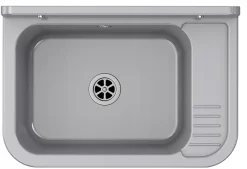 Zorg évier Paron Granitan avec robinet de cuisine extensible - Gris